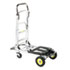 Hide-Away Convertible Truck, 400lb Capacity, 15-1/2w x 43d x 36h, Aluminum - View 3