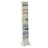 Steel Magazine Rack, 23 Compartments, 10w x 4d x 65-1/2h, Gray
