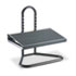 Ergonomic Industrial footrest, Adjustable Height, Black
