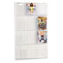 Reveal Clear Literature Displays, 12 Compartments, 30w x 2d x 49h, Clear