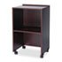Lectern Base/Media Cart, 21-1/4w x 17-1/2d x 33-3/4h, Mahogany