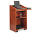 Executive Mobile Lectern, 25-1/4w x 19-3/4d x 46h, Cherry