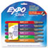 Click Dry Erase Markers, Fine Tip, Assorted, 6 per Pack