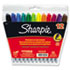 Permanent Markers, Fine Point, Assorted, 12/Set