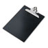 Plastic Antimicrobial Clipboard, 1" Capacity, Holds 8-1/2w x 12h, Black