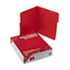 Folders, Two Fasteners, 1/3 Cut Assorted, Top Tab, Letter, Red, 50/Box