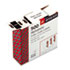 A-Z Color-Coded Bar-Style End Tab Labels, Letter R, Brown, 500/Roll