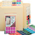 Alpha-Z Color-Coded Second Letter Labels, Letter A, Red, 100/Pack