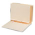 Manila Self-Adhesive Folder Dividers with Prepunched Slits, Letter, 100/Box