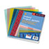 Project Jackets, Letter, Poly, Clear/Translucent: Blue/Green/Yellow/Red, 5/Pack - View 1