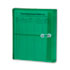 Poly String & Button Booklet Envelope, 9 3/4 x 11 5/8 x 1 1/4, Green, 5/Pack
