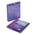 Poly String & Button Envelope, 9 3/4 x 11 5/8 x 1 1/4, Purple, 5/Pack