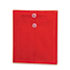 Poly String & Button Envelope, 9 3/4 x 11 5/8 x 1 1/4, Red, 5/Pack