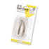 Coiled Phone Cord, Plug/Plug, 12 ft., Ivory