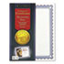 Foil-Enhanced Parchment Certificates, Ivory w/Silver , 24 lb, 8.5 x 11, 15/Pk