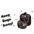 Insect-Repellent Trash Bag, w/Pest-Guard, 45 gal, 2mil, 40 x 45, BLK, 65/Box