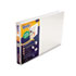 Quick Fit Ledger D-Ring Binder, 1" Capacity, 11 x 17, White