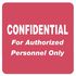 Medical Labels for Confidential, 2 x 2, Red, 500/Roll