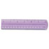 Jeweltone Plastic Ruler, 12", Assorted Transparent Colors - View 1
