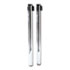 Adjusta-Tape Crowd Control Stanchion Posts, Nylon, 40" High, Black, 2/Box