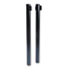 Adjusta-Tape Crowd Control Posts, Steel, 40" High, Black, 2/Box