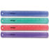 Jeweltone Plastic Ruler, 12", Assorted Transparent Colors - View 3