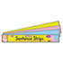 Wipe-Off Sentence Strips, 24 x 3, Blue/Pink, 30/Pack