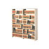Snap-Together Open Shelving Steel 7-Shelf Closed Add-On Unit, 48 x 12 x 88, Sand