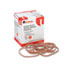 Rubber Bands, Size 33, 3-1/2 x 1/8, 160 Bands/1/4lb Pack