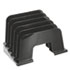 Large Incline Sorter, Five Sections, Plastic, 13 1/4 x 9 x 9, Black