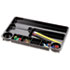 Recycled Drawer Organizer, Nine Compartments, Plastic, 14 x 9 x 1 1/8