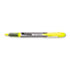 Liquid Pen Style Highlighter, Chisel Tip, Fluorescent Yellow, 12/Pk
