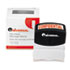 Message Stamp, CONFIDENTIAL, Pre-Inked/Re-Inkable, Red - View 1