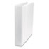 Round Ring Economy Vinyl View Binder, 1-1/2" Capacity, White - View 2
