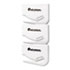 Letter Slitter Hand Letter Opener w/Concealed Blade, 2 1/2", White, 3/Pack - View 2