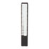 25-Pocket Expanding Time Card Rack, Plastic, Black - View 1