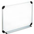 Magnetic Dry Erase Board, Melamine, 24 x 18, White, Aluminum/Plastic Frame