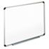 Magnetic Dry Erase Board, Melamine, 36 x 24, White, Aluminum/Plastic Frame