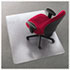 Cleated Chair Mat for Medium Pile Carpet, 46w x 60l, Clear - View 2