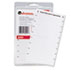 File Folder Labels for Typewriters, 9/16 x 3-13/16, White, 248/Pack - View 2