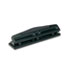 12-Sheet Deluxe Two- and Three-Hole Adjustable Punch, 9/32" Holes, Black