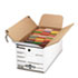 Economy Storage Box, Tie Close, Letter, Fiberboard, White, 12/Ct