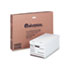 Lift-Off Lid File Storage Box, Letter, Fiberboard, White, 12/Carton