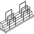 Announce Series Organizer, Wood Veneer, 34 7/8 x 7 x 15 3/4, Bourbon Cherry