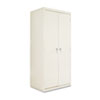 Assembled 78" High Heavy-Duty Welded Storage Cabinet, Four Adjustable Shelves, 36w X 24d, Putty
