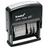 <strong>Trodat®</strong><br />Printy Economy 12-Message Date Stamp, Self-Inking, 2" x 0.38", Black