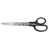 <strong>Westcott®</strong><br />Straight Contract Scissors, 8" Long, 3" Cut Length, Black Straight Handle