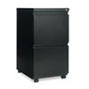File Pedestal With Full-Length Pull, Left Or Right, 2 Legal/letter-Size File Drawers, Black, 14.96" X 19.29" X 27.75"