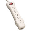 PROTECT IT! SURGE PROTECTOR, 7 OUTLETS, 7 FT CORD, 2160 JOULES, LIGHT GRAY