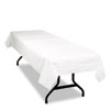 Table Set Poly Tissue Table Cover, 54" x 108", White, 6/Pack